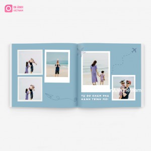 Photobook TLS1019 - Mẫu Những Chuyến Đi 20x20cm