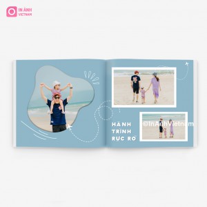 Photobook TLS1019 - Mẫu Những Chuyến Đi 20x20cm