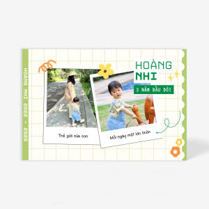 Photobook - Mẫu Những năm đầu đời 20x30 cm
