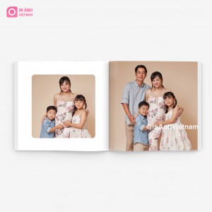 Photobook Da Nâu Vàng Mịn Bo Góc