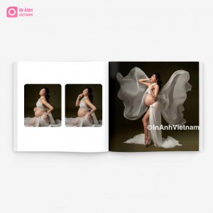 Photobook Da Nâu Vàng Mịn Bo Góc