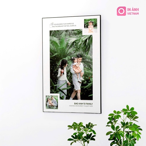 Khung ảnh gia đình lưu giữ khoảnh khắc