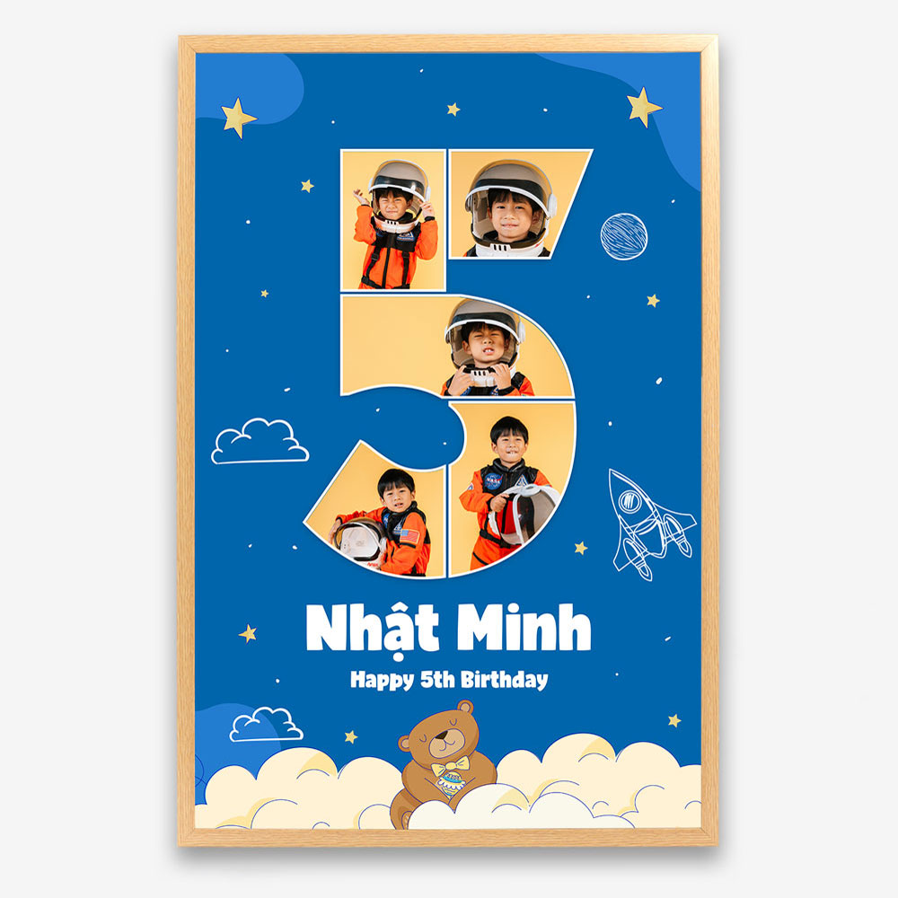 Ảnh Sinh Nhật Bé Trai Dạng Số 5