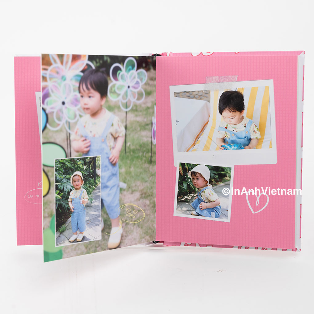 photobook ảnh nhóm lớp và ảnh hoạt động vui chơi